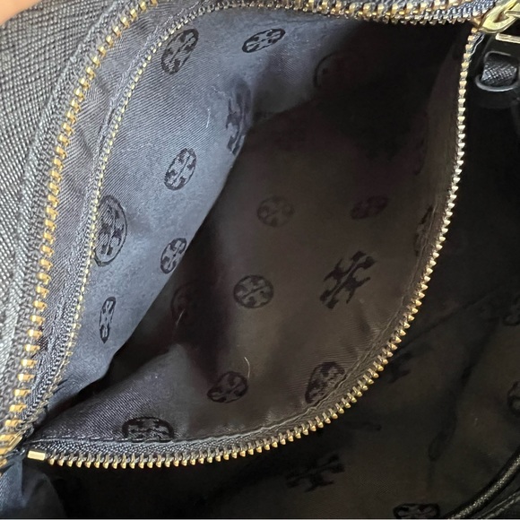 Tory Burch Robinson Mini Square Tote - Black - Picture 8 of 9